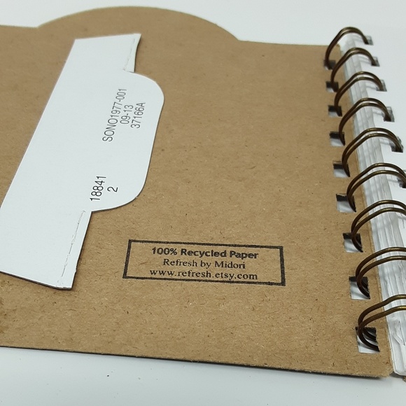 ♻️ Sonoma Cider Carton Upcycled Notebook Notepad - Picture 3 of 5